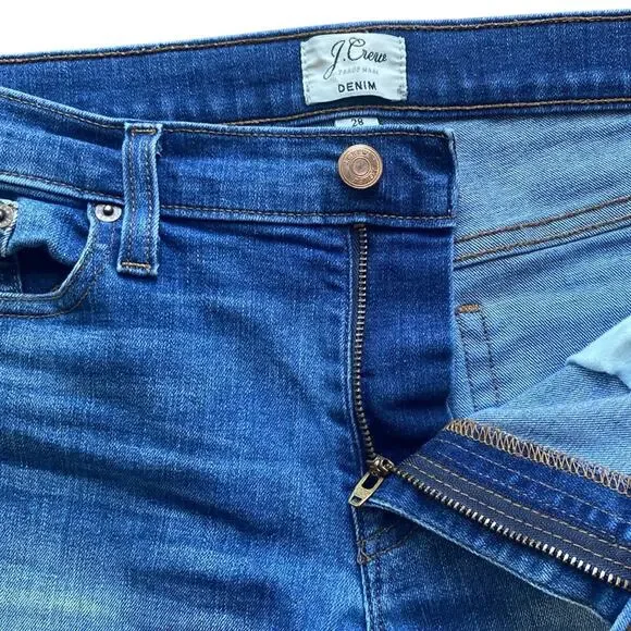 JCREW Denim Cut Off Short Womens Sz 28 Blue - Picture 2 of 5